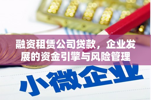 临武融资租赁公司贷款，企业发展的资金引擎与风险管理